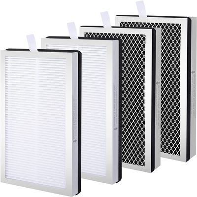 KeeTidy 4 Pack Model 15 Replacement Filters Compatible with Air Puri-fier MA Series, H13 True and Activated Carbon, 3 in 1 with Pre-Filter