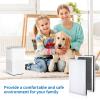 KeeTidy 4 Pack Model 15 Replacement Filters Compatible with Air Puri-fier MA Series, H13 True and Activated Carbon, 3 in 1 with Pre-Filter view 3