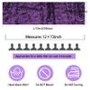 12 Packs 12 X 72 Inch Purple Sequin Table Runner Glitter Dining Table Runner for Birthday Wedding Engagement Bridal Baby Shower Bachelorette Holiday Celebration Party Supplies Decorations (Purple) view 3