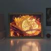 SIWEME 3D Paper Carving Lamp LED Night Light Creative Desk Lamp Frame Table Lamp Decorative Mood Light Gift Ideas for Girls Wife (Endless Love) view 4