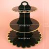 2 PACK Cardboard Cake Stand, 3 Tier Paper Dessert Round Cupcake Holder Tower Disposable Pastry Stand for Birthday, Afternoon Tea,Wedding Party Anniversary Christening Fruit Desserts Display view 2