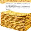 12 Packs 12 X 72 Inch Gold Sequin Table Runner Glitter Dining Table Runner for Birthday Wedding Engagement Bridal Baby Shower Bachelorette Holiday Celebration Party Supplies Decorations (Gold) view 2