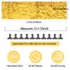 12 Packs 12 X 72 Inch Gold Sequin Table Runner Glitter Dining Table Runner for Birthday Wedding Engagement Bridal Baby Shower Bachelorette Holiday Celebration Party Supplies Decorations (Gold) view 3
