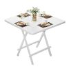 Household Folding Table Dining Table/Multifunctional Simple Small Apartment Dining Table/Round Creative Living Room Table (Color : C, Size : 8074cm) view 1