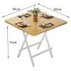 Household Folding Table Dining Table/Multifunctional Simple Small Apartment Dining Table/Round Creative Living Room Table (Color : C, Size : 8074cm) view 2