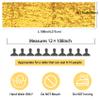 12 Packs 12 X 108 Inch Gold Sequin Table Runner Glitter Dining Table Runner for Birthday Wedding Engagement Bridal Baby Shower Bachelorette Holiday Celebration Party Supplies Decorations (Gold) view 3