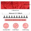12 Packs 12 X 108 Inch Red Sequin Table Runner Glitter Dining Table Runner for Birthday Wedding Engagement Bridal Baby Shower Bachelorette Holiday Celebration Party Supplies Decorations (Red) view 3