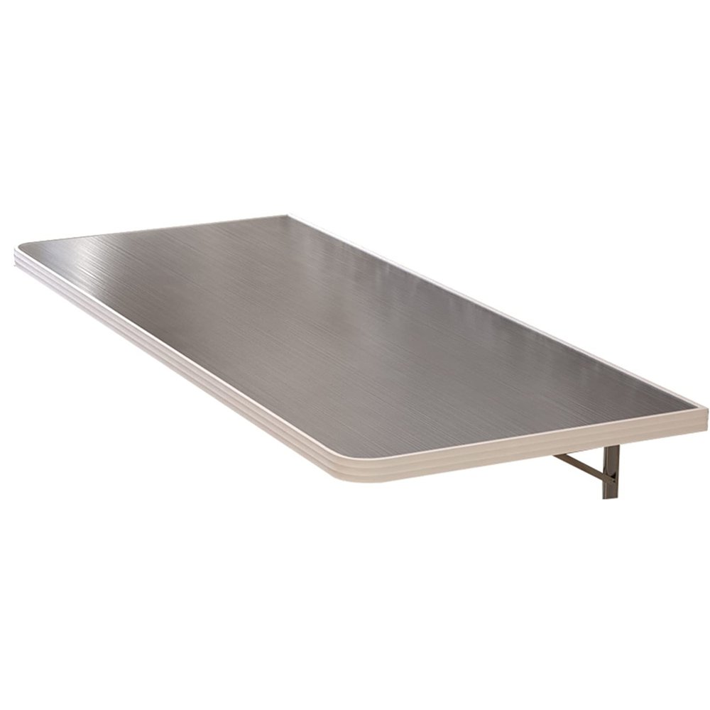 BcofoA Folding Table Home Office Desk Computer Desk for Office and Kitchen Suitable for Writing Desk Dining Table tv Tray Tray Table Wall Mounted Folding Table Adjustable Clear and Natural Texture
