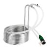 3/8'' X 8m Immersion Chiller, Stainless Steel Cooling Coil Tube Wort Chiller, Super Effective Heat Exchanger Homebrew Beer Cooler view 1