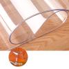 100% Vinyl Clear/Round Transparent Tablecloth TOP Cover Water Proof Plastic Easy Clean PVC Vinyl Table cloths Protector 2mm thick Covering for Round Table Pad /60-150cm in Diameter (Customizable) view 3