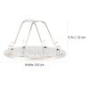 Cabilock 1pc Stainless Steel Toast Rack for Outdoor Cooking Warming Tray for Bagels and Muffins for Kitchen and Restaurant Use view 2