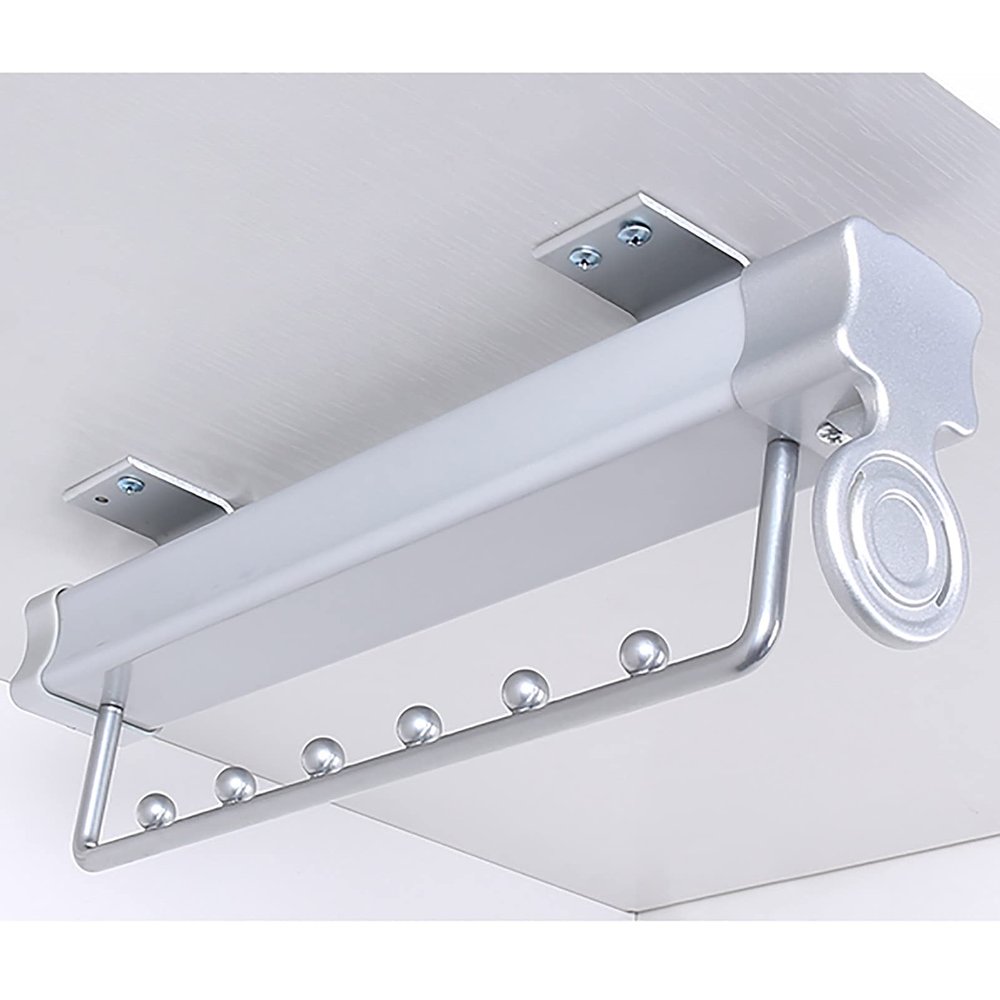 LJHSS Pull Out Hanger Bar,Heavy Duty Retractable Closet Pull Out Pants Rack Pants Hanger Bar Clothes Organizers,for Closet Organizer