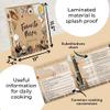 CraftSaints Recipe Binder 8.5x11, 3 Ring DIY Cookbook Kit 12 Dividers & 25 Plastic Sleeves & 25 Recipe Pages & 36 Labels, Recipe Books Binder, Recipe Organizer Binder Kit, Recipe Book (Bakery) view 4