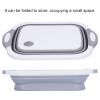 Alvinlite Collapsible Cutting Board Folding Dish Washing Sink Cutting Board Vegetables Drain Basket for Kitchen Fruit Vegetables view 3
