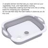 Alvinlite Collapsible Cutting Board Folding Dish Washing Sink Cutting Board Vegetables Drain Basket for Kitchen Fruit Vegetables view 4