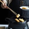 16.5 Inches Long Cooking Chopsticks - Traditional Chinese Wooden Extra Long Chopsticks For Hot Pot, Frying, Cooking, Noodle view 2