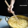 16.5 Inches Long Cooking Chopsticks - Traditional Chinese Wooden Extra Long Chopsticks For Hot Pot, Frying, Cooking, Noodle view 4