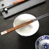 5 Pair Portable Chopsticks Set, Reusable Stainless Steel Chopstick with Wenge Wooden Handle for Home, Office view 3