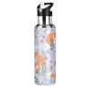 Fox Water Bottle Kids Fox Bottle with Straw Lid Cute Forest Animals Leakproof Insulated Stainless Steel Water Flask for Sport Gym Outdoor 20 oz view 1