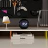 NEWGATE Centre of The Earth Alarm Clock | Round Retro Digital LCD Clock | Black | Ideal for Bedside, Desk or Shelf | Retro Bedroom & Office Accessory view 3