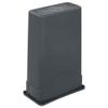 PRO&Family 10 Pack! 92 Qt. / 23 Gallon / 87 Liters Gray Slim Rectangular Trash Can. Waste Basket Garbage Can Recycle Bin Commercial Trash Can view 2