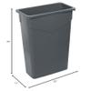 PRO&Family 10 Pack! 92 Qt. / 23 Gallon / 87 Liters Gray Slim Rectangular Trash Can. Waste Basket Garbage Can Recycle Bin Commercial Trash Can view 3