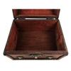 Seven Seas Pirates Wooden Vintage Pirate Treasure Chest with Rustic, Rugged and Antique Look - 4 x 4 x 6 view 3