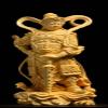 A Pair Natural Boxwood Hand Carved Garan & Wei Tuo Bodhisattva Statue(All 2 Statue Sets) view 2