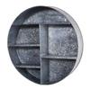 Nearly Natural 18in. Galvanized Circular Metal Wall Mounted Shelf with Four Tier Shelves view 4