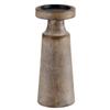 47th & Main Mango Wood Pedestal Candle Holder, 4" Dia x 10" H, Natural view 1