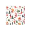 Boston International IHR 3-Ply Paper Napkins, 20-Count Lunch Size, Santas Look view 1