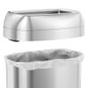 iTouchless Trash Can Lid Elliptical Open Top Models OL13STV and OL16STV Fits 13 and 16 Gallon Garbage Bins view 4