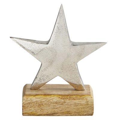 47th & Main Holiday Tabletop Decor, Small, Silver Star