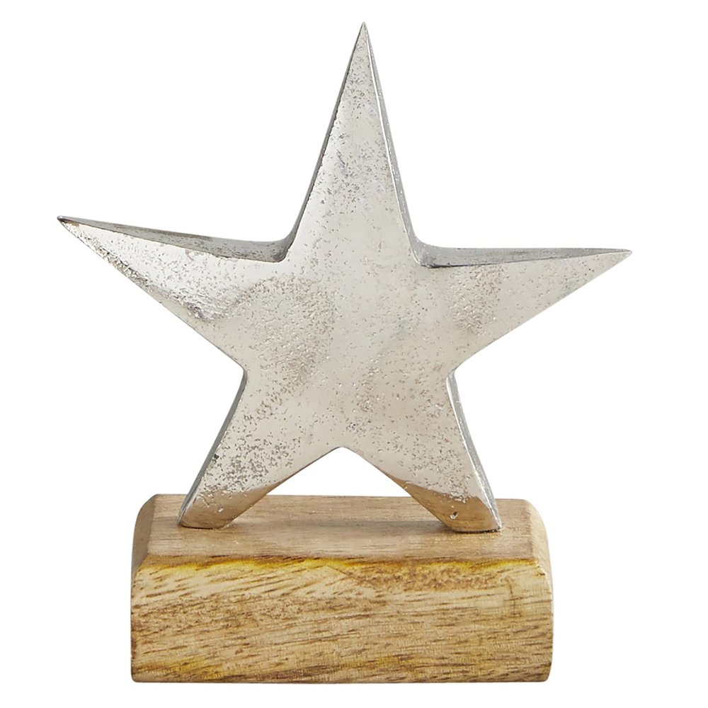 47th & Main Holiday Tabletop Decor, Small, Silver Star