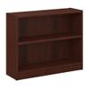 BOWERY HILL 30" H Transitional Bookcase with 1 Adjustable Shelf and 1 Fixed Shelf in Vogue Cherry Finish view 1