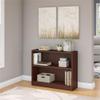 BOWERY HILL 30" H Transitional Bookcase with 1 Adjustable Shelf and 1 Fixed Shelf in Vogue Cherry Finish view 4