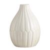 47th & Main Ceramic Decorative Vase, 6.7" Tall, White Crackle view 1