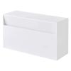 Yamazaki Industries 5439 Magnetic Paper Holder, White, Approx. W 9.6 x D 3.4 x H 5.3 inches (24.5 x 8.7 x 13.5 cm), Tower, Paper Towel Case view 1