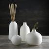 47th & Main Glass Decorative Vase, Tube, Matte White view 2