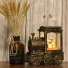 Wondise Snowman Lighted Christmas Snow Globes Musical Lantern with 6H Timer view 3