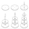 3/4/5/6 Tier Clear White Round Cup Cake Stand Acrylic Cupcake Stand Supplies Display Tower Wedding Birthday Party Decoration (4 Tiers) view 4