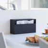 Yamazaki 5440 Magnetic Paper Holder, Black, Approx. W 9.6 x D 3.4 x H 5.3 inches (24.5 x 8.7 x 13.5 cm), Tower, Paper Towel Case view 4