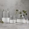 47th & Main Glass Decorative Vase, 3.5" Tall, Matte White Base view 2