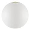 47th & Main Glass Decorative Vase, Round, Matte White view 1