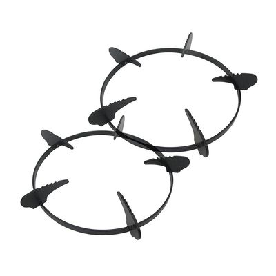 Dan&Dre Gas Stove Support Rings -2pcs Wok Support Stands for Gas Hobs and High-temperature Pan Holder Stove Iron Trivets Gas Burner Support for Pot
