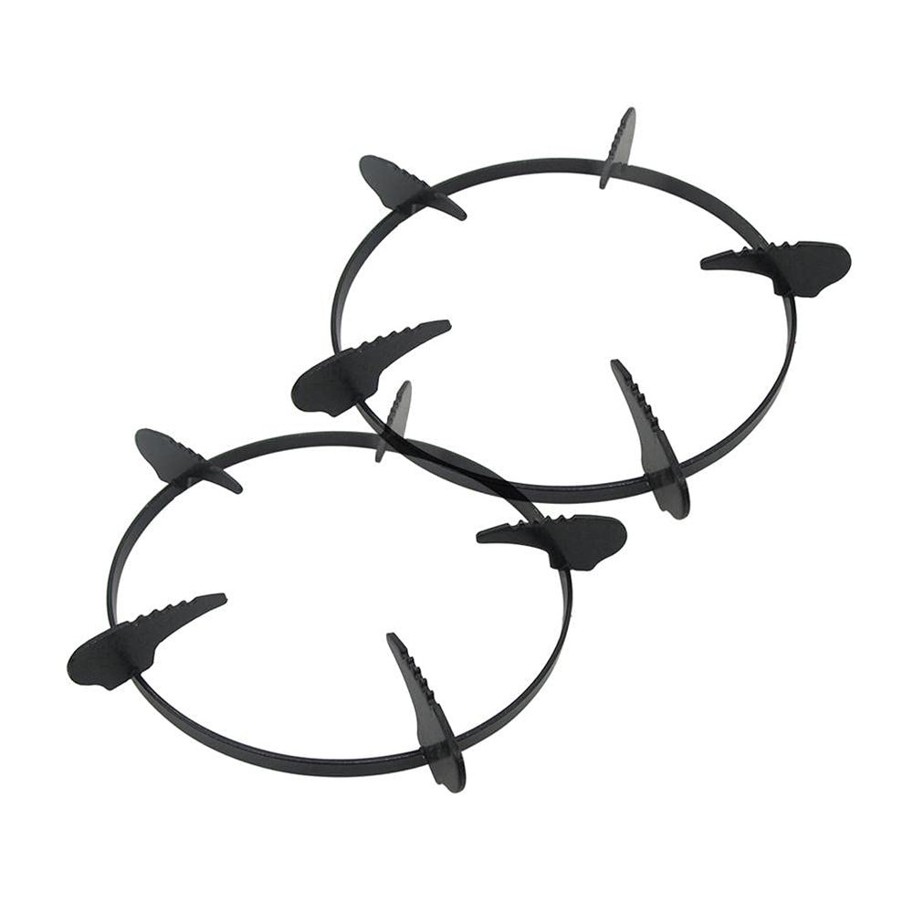 Dan&Dre Gas Stove Support Rings -2pcs Wok Support Stands for Gas Hobs and High-temperature Pan Holder Stove Iron Trivets Gas Burner Support for Pot