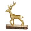 47th & Main Holiday Tabletop Decor, 7.2" Tall, 3D Gold Reindeer view 1
