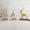 47th & Main Holiday Tabletop Decor, 7.2" Tall, 3D Gold Reindeer view 2