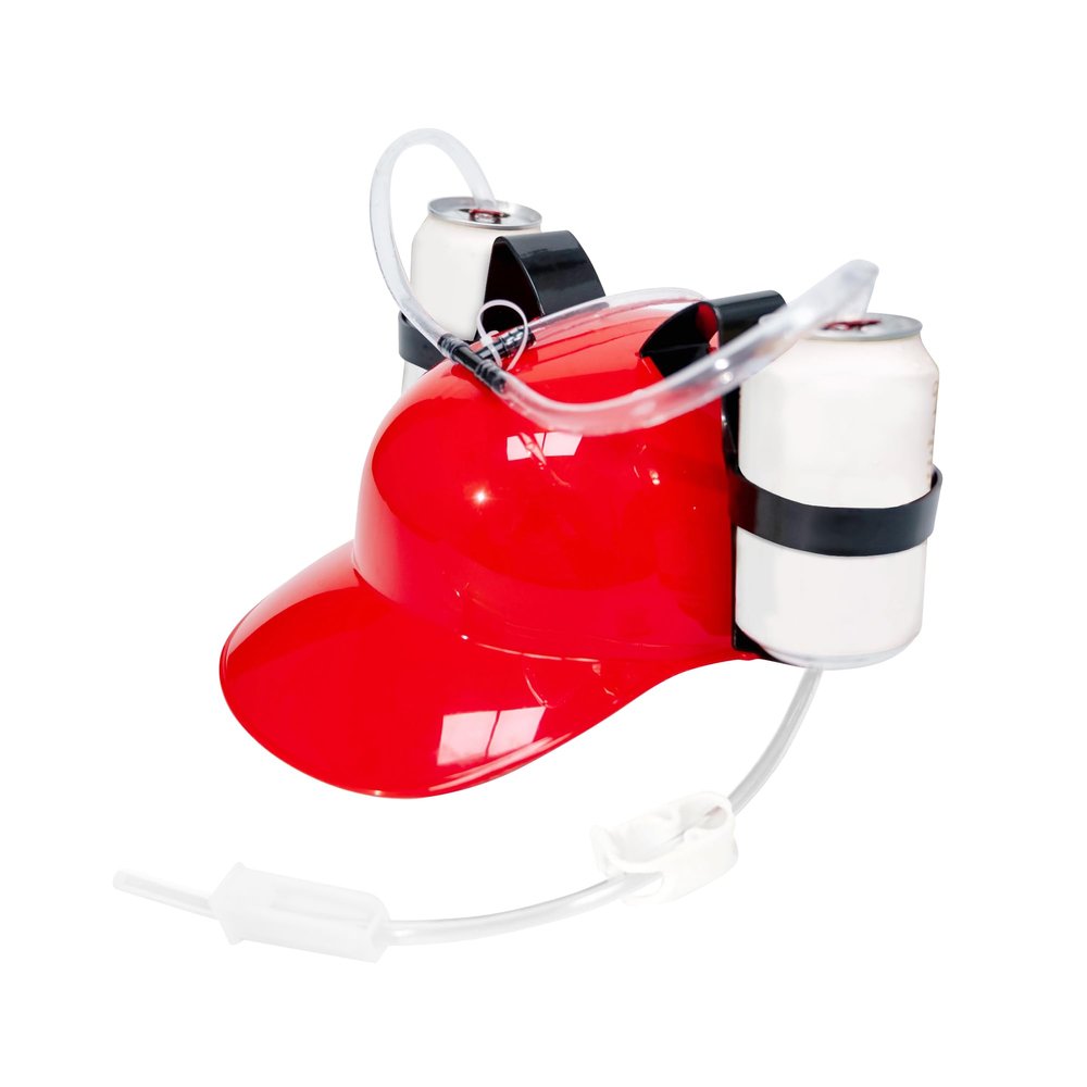 Ekkhysis Beer Hat,Funny Hat for Drinking Soda,beer helmet,drinking accessories Gifts for man