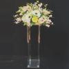2Pcs Wedding Flower Vase Tabletop acrylic Flower Stand Floor Vases Clear Wedding Centerpiece Stand Display Rack Aisle Decoration Pillar for Lawn Wedding Hotel Opening Ceremony Banquet Decor (80cm) view 2